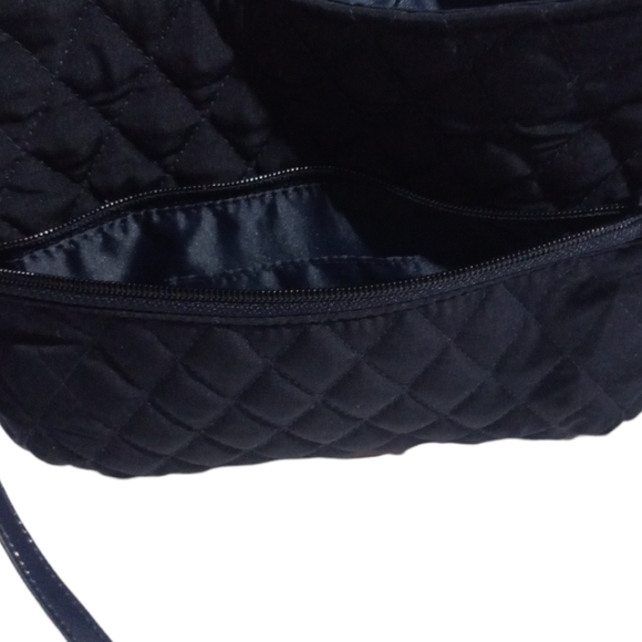 VERA BRADLEY Navy Blue Magnetic Folding Quilted Clutch - Picture 7 of 7